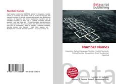 Copertina di Number Names