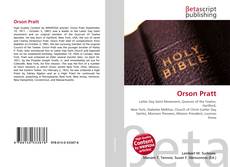 Couverture de Orson Pratt
