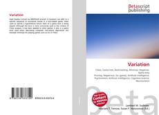 Couverture de Variation