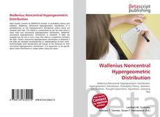 Couverture de Wallenius Noncentral Hypergeometric Distribution