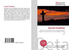 Capa do livro de Sacred Tradition 