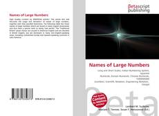 Copertina di Names of Large Numbers