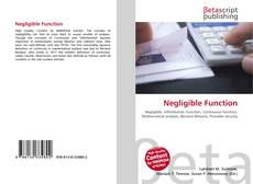 Couverture de Negligible Function