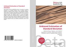 Capa do livro de Unbiased Estimation of Standard Deviation 