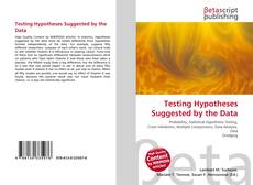 Capa do livro de Testing Hypotheses Suggested by the Data 