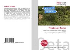 Capa do livro de Treaties of Rome 