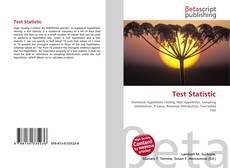 Capa do livro de Test Statistic 