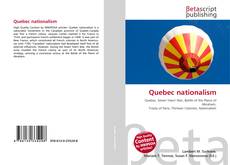 Copertina di Quebec nationalism