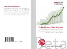 Capa do livro de Yule–Simon Distribution 
