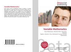 Capa do livro de Variable Mathematics 