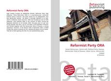 Capa do livro de Reformist Party ORA 