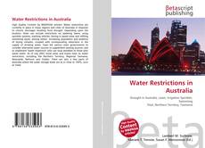 Buchcover von Water Restrictions in Australia