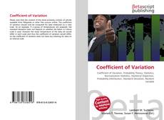 Buchcover von Coefficient of Variation