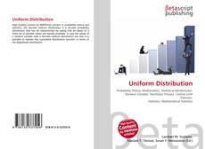 Capa do livro de Uniform Distribution 