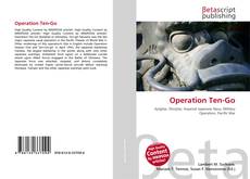 Portada del libro de Operation Ten-Go