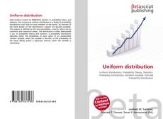 Copertina di Uniform distribution
