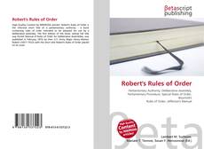 Copertina di Robert's Rules of Order