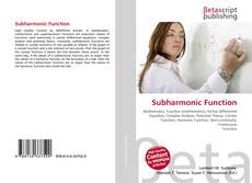 Buchcover von Subharmonic Function