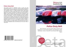 Capa do livro de Police Duty Belt 