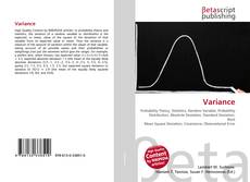 Capa do livro de Variance 