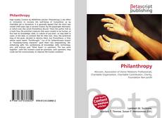 Capa do livro de Philanthropy 