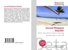 Capa do livro de Second Philippine Republic 