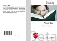 Copertina di Privacy Law