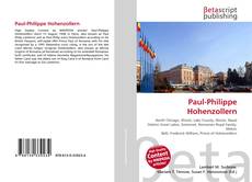 Buchcover von Paul-Philippe Hohenzollern