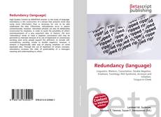 Copertina di Redundancy (language)