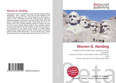 Buchcover von Warren G. Harding