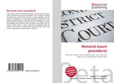 Copertina di Remand (court procedure)