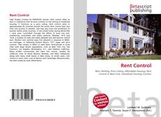 Capa do livro de Rent Control 