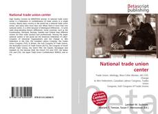 Buchcover von National trade union center