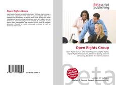 Capa do livro de Open Rights Group 