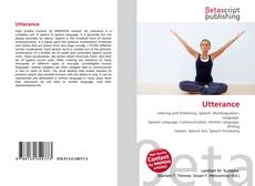 Copertina di Utterance