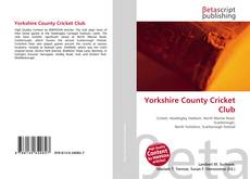 Buchcover von Yorkshire County Cricket Club