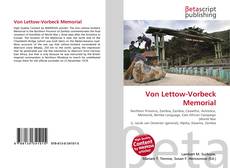 Copertina di Von Lettow-Vorbeck Memorial