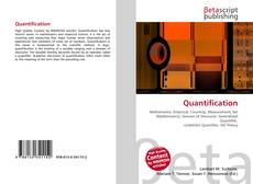 Capa do livro de Quantification 