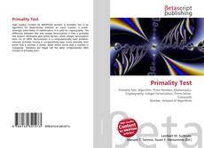 Capa do livro de Primality Test 