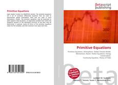 Copertina di Primitive Equations