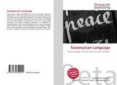 Copertina di Saramaccan Language