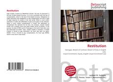 Capa do livro de Restitution 