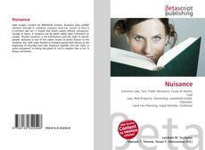 Buchcover von Nuisance