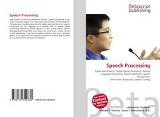 Buchcover von Speech Processing