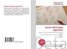 Capa do livro de Quine–McCluskey algorithm 