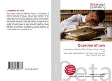 Capa do livro de Question of Law 