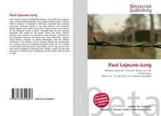 Capa do livro de Paul Lejeune-Jung 