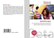 Capa do livro de Quid Pro Quo 