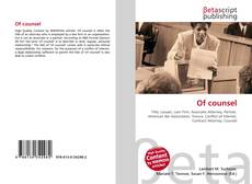 Capa do livro de Of counsel 
