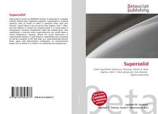 Buchcover von Supersolid